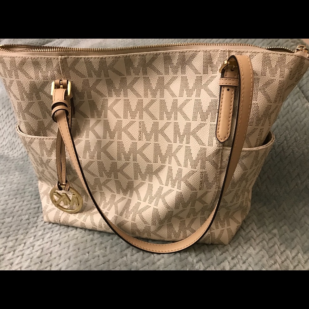 Michael Lots Logo Printed Tote